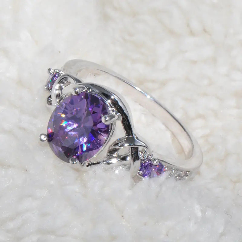 Women's European And American Oval Winding Ring