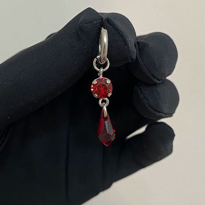 Water Drop Pendant Female Minority All-match High Sense Delicate Earrings