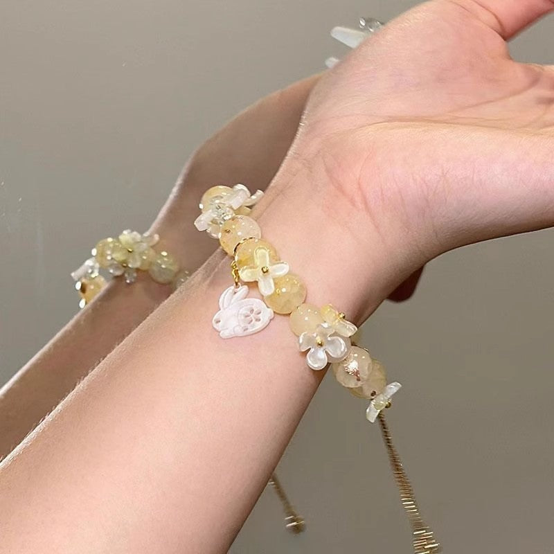 Rabbit Beaded Bracelet Chinese Niche Bracelet