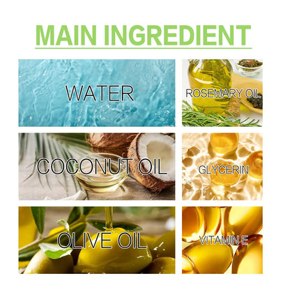 Rosemary Hair Care Essential Oil Anti-frizz Long-lasting Soft Fragrance Repair Hot Dye Hair Care Essential Oil 100ML Louisiana Mart