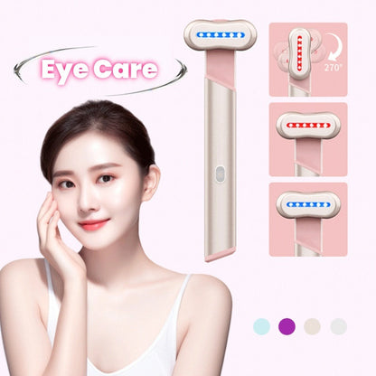 4 Colors Electric Eye Massager Red Blue Light Massage Eye Beautification Instrument Therapeutic Warmth Face Massage Louisiana Mart