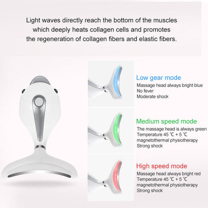 Neck wrinkles and neck massager