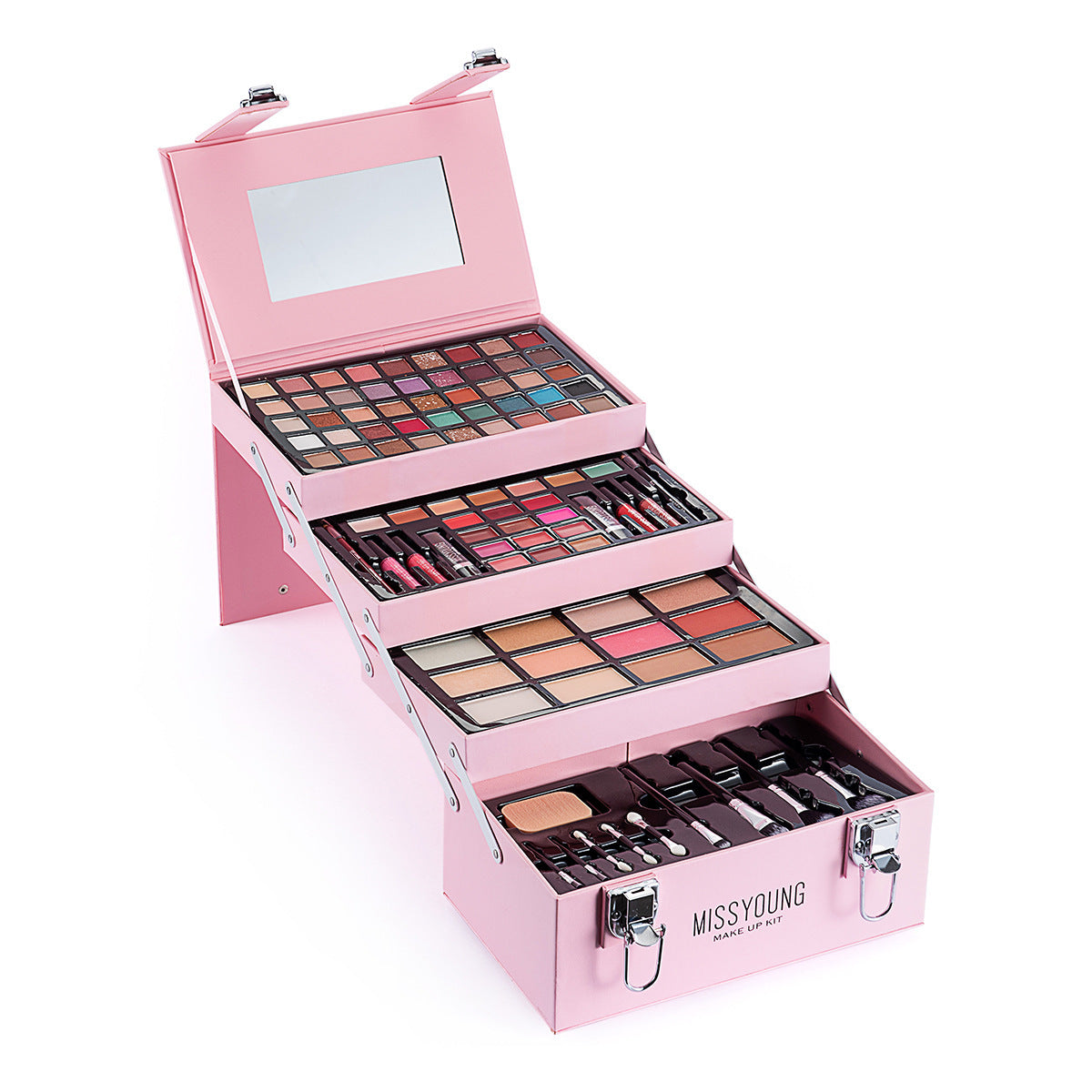 Louisianamart Eye Shadow Lip Gloss Cosmetic Set | Professional Makeup Kit