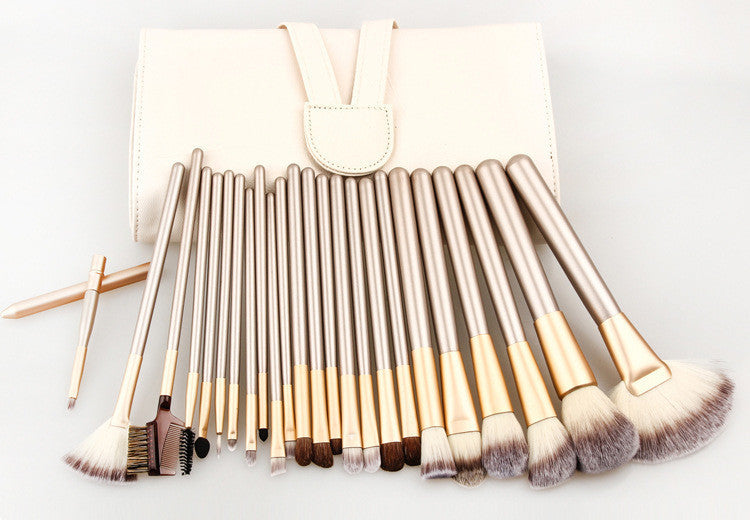 Spot Detonating 121824, White Make-up, White Make-up Brush, 24 Make-up And Brush Suits For Portable Beauty And Makeup Tools Louisiana Mart