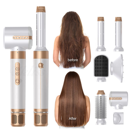Automatic Curling Iron 7-in-1 Hair Styler Straightener Dryer