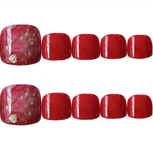 Box of 24 finished nail art