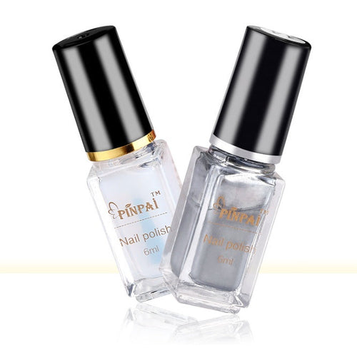 Metallic Mirror Silver Nail Polish – 6ml Environmental Formula | Mirror Base Oil