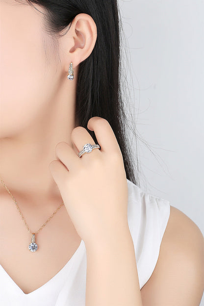 Bridal Jewelry Set earrings 