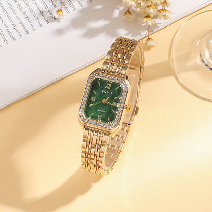 women's square watch set
