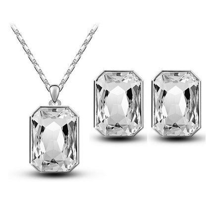 Crystal Pendant Necklace for Women elegant Statement Jewelry
