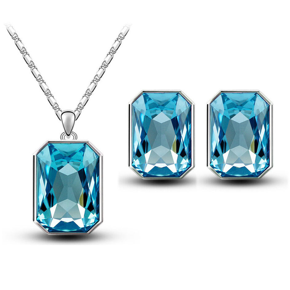 Crystal Pendant Necklace for Women elegant Statement Jewelry