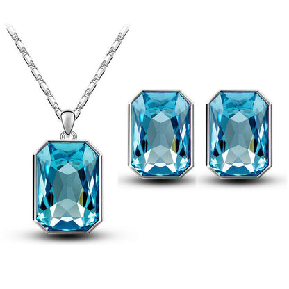 Crystal Pendant Necklace for Women elegant Statement Jewelry