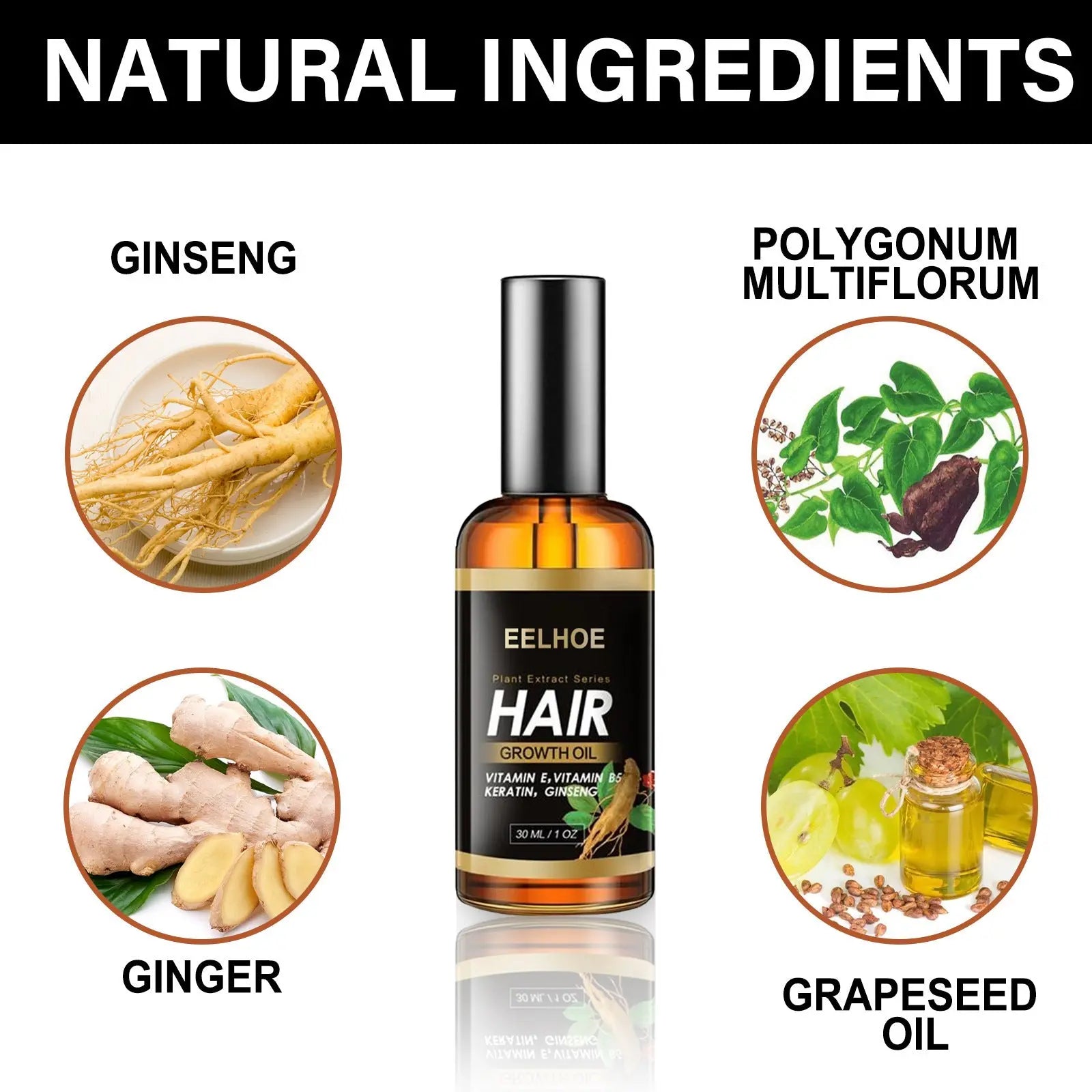 Ginger Repair Hair Follicle Soft Moisturizing And Nourishing Essential Oil 30ml Louisiana Mart