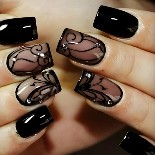 Dark Ins Style Black Vine Wearing Nails And Nails Louisiana Mart