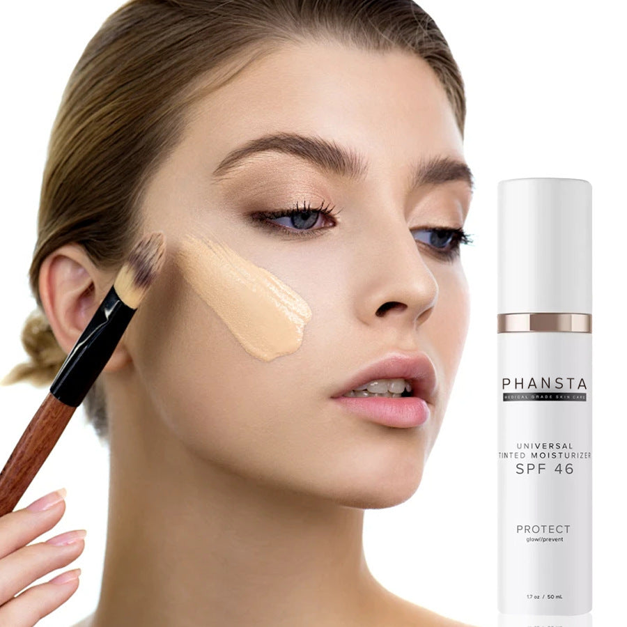Anti-aging Moisturizing Cream One-piece Light Color Face Sunscreen Louisiana Mart