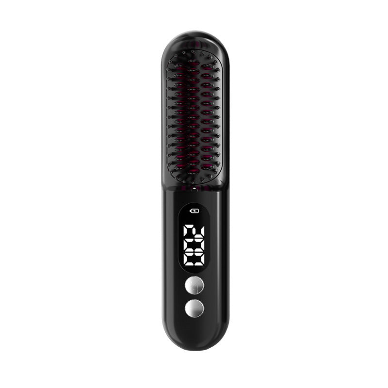 Cordless travel hair straightener
