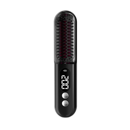 Cordless travel hair straightener