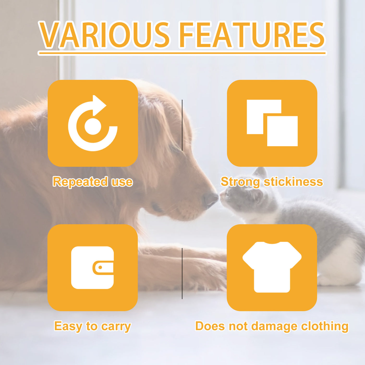 2-Pack Reusable Pet Hair Remover for Laundry – Non-Toxic Lint Catcher for Washer & Dryer, Dog & Cat Hair Catcher for Bedding, Clothes, and Towels