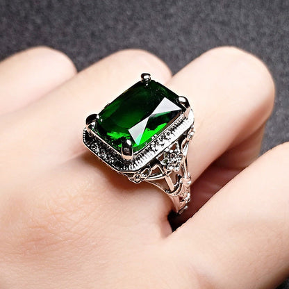 Women's Fashion New Pigeons-blood Ruby Ring