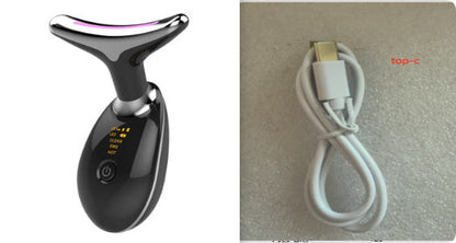 EMS Thermal Neck Lifting And Tighten Massager Electric Microcurrent Wrinkle Remover Louisiana Mart
