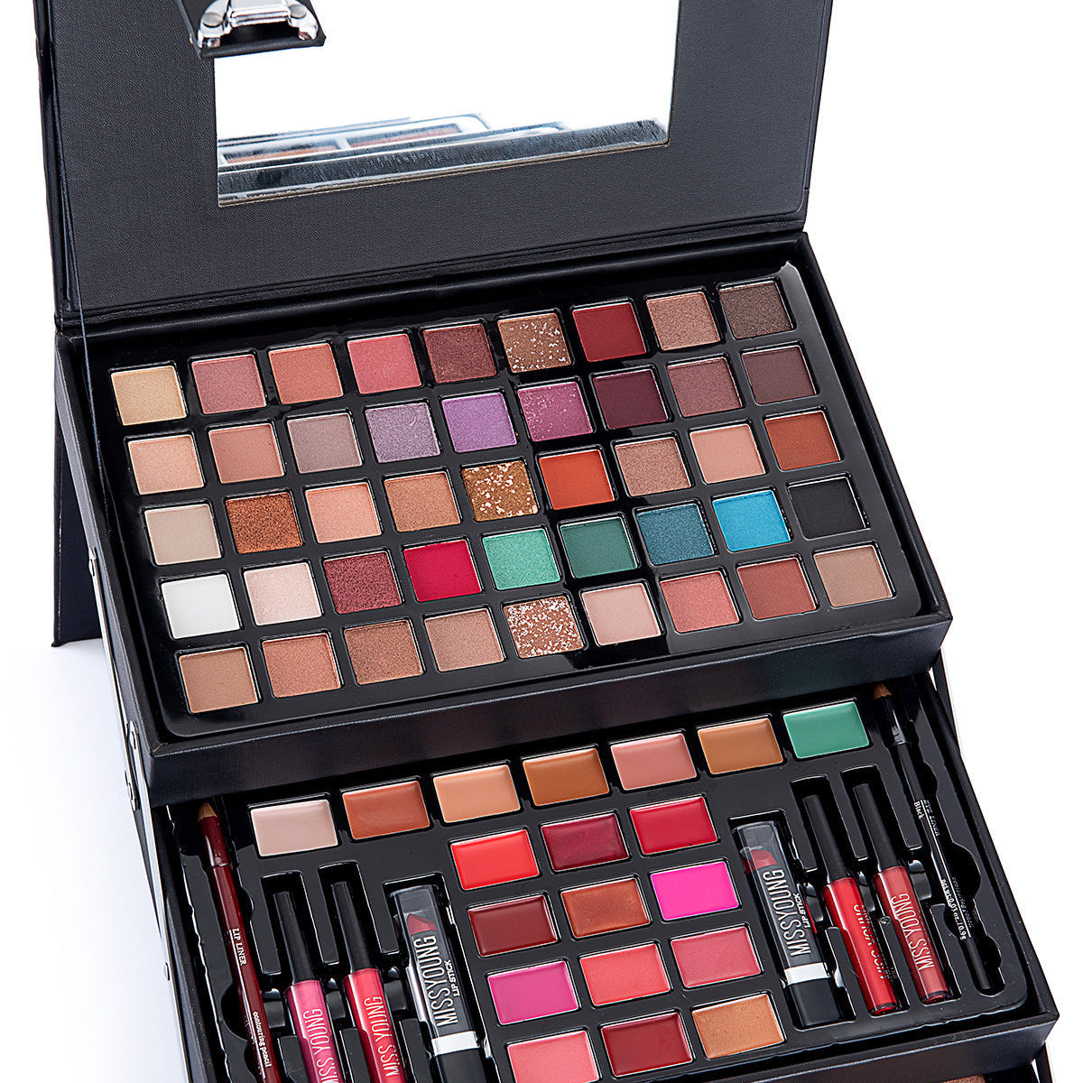Louisianamart Eye Shadow Lip Gloss Cosmetic Set | Professional Makeup Kit