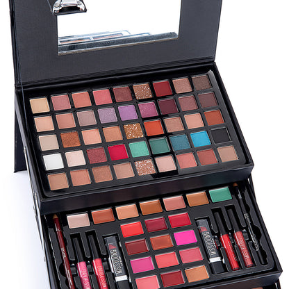 Louisianamart Eye Shadow Lip Gloss Cosmetic Set | Professional Makeup Kit