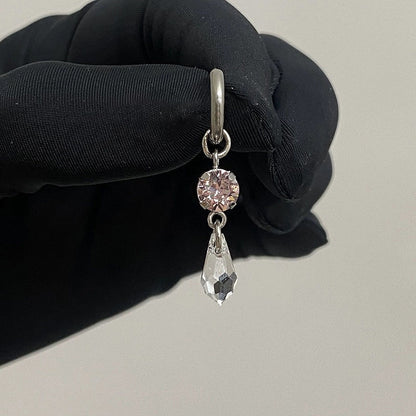 Water Drop Pendant Female Minority All-match High Sense Delicate Earrings