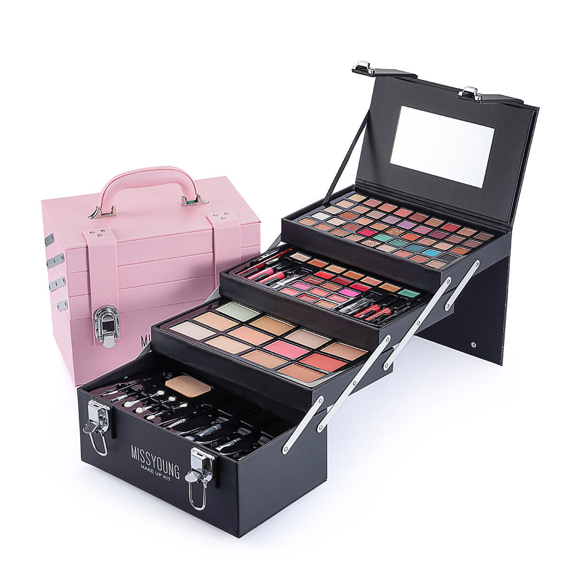 Louisianamart Eye Shadow Lip Gloss Cosmetic Set | Professional Makeup Kit