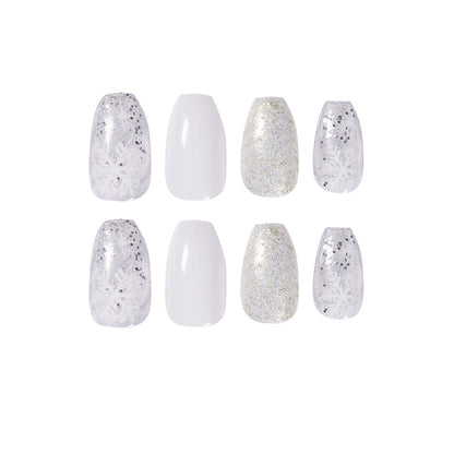 Ice Glitter Short Ballet Foreign Trade Section Wears Nail Art 24