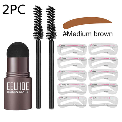 Eyebrow Makeup Powder – Perfect Eyebrow Mold Set Louisiana Mart