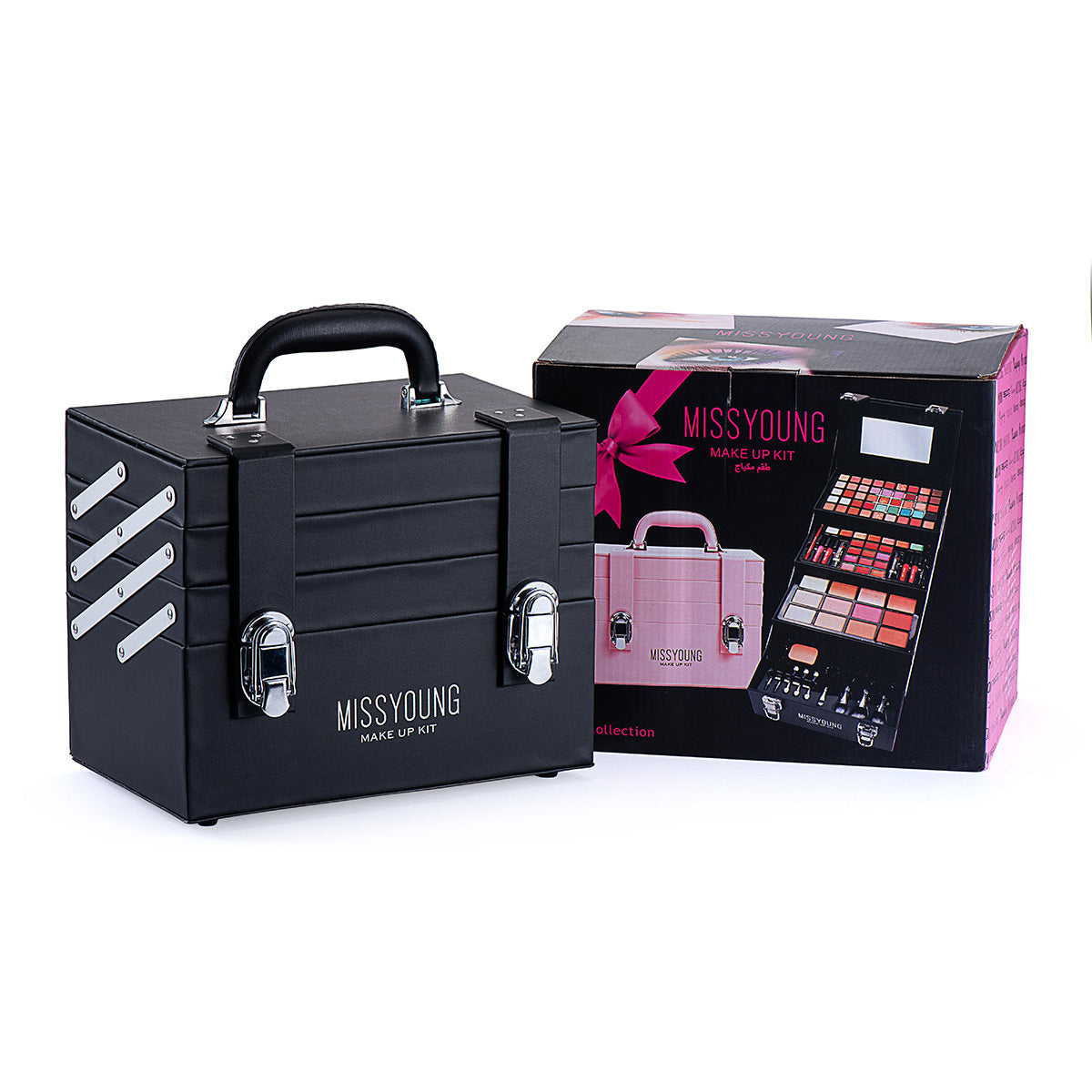 Louisianamart Eye Shadow Lip Gloss Cosmetic Set | Professional Makeup Kit