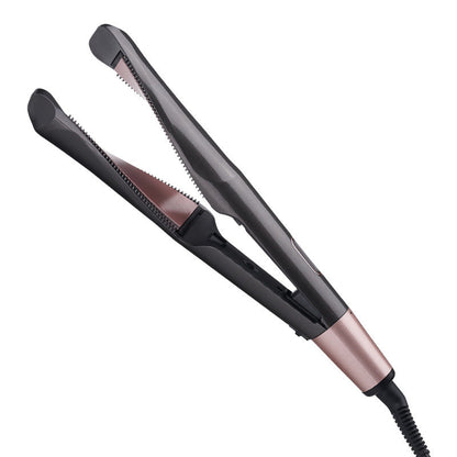 2 In1 Professional Hair Straightener Hair Crimper Dry/Wet Hair Straightening Curling Comb Louisiana Mart