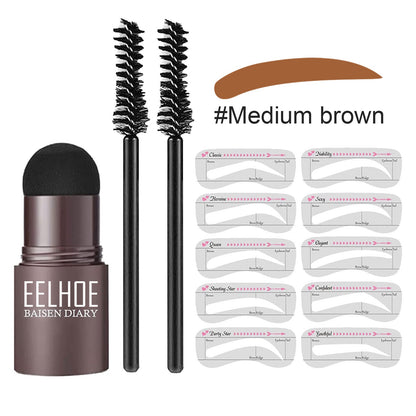 Eyebrow Makeup Powder – Perfect Eyebrow Mold Set Louisiana Mart