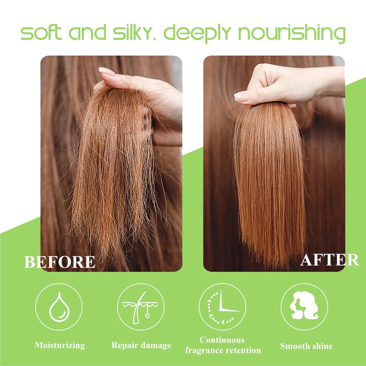 Rosemary Hair Care Essential Oil Anti-frizz Long-lasting Soft Fragrance Repair Hot Dye Hair Care Essential Oil 100ML Louisiana Mart