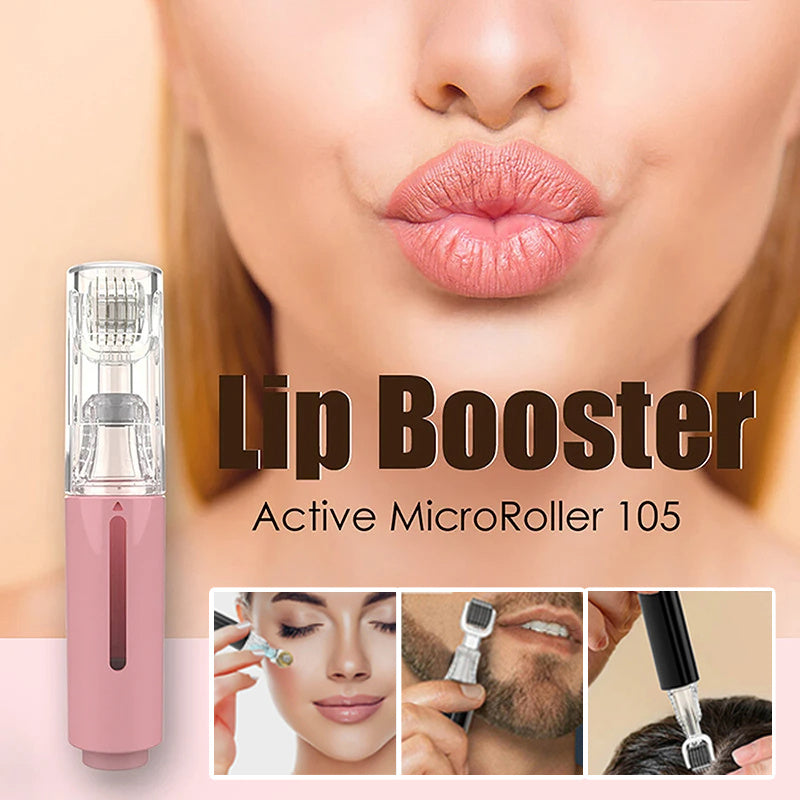 3 In 1 Lip Care Roller Needle Roller Lip Roller Beard Growth Roller Beard Hair Growth Roller Beard Treatment & Serum Applicant Louisiana Mart