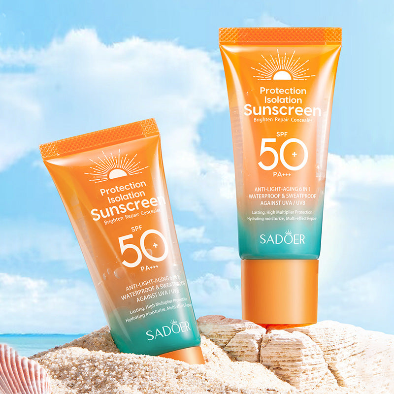 Double Tube Multi-Effect Repair Isolation Sunscreen Louisiana Mart
