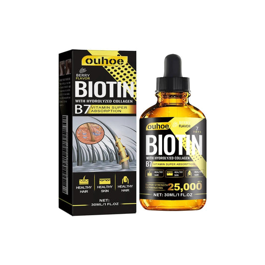 OUHOE Collagen B7 Vitamin Hair Oil Hair Strengthening & Densification Hair Loss Prevention Hair Care Oil Louisiana Mart