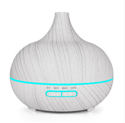 Creative Home Appliance Full Wood Grain Remote Control Aromatherapy Lamp Louisiana Mart
