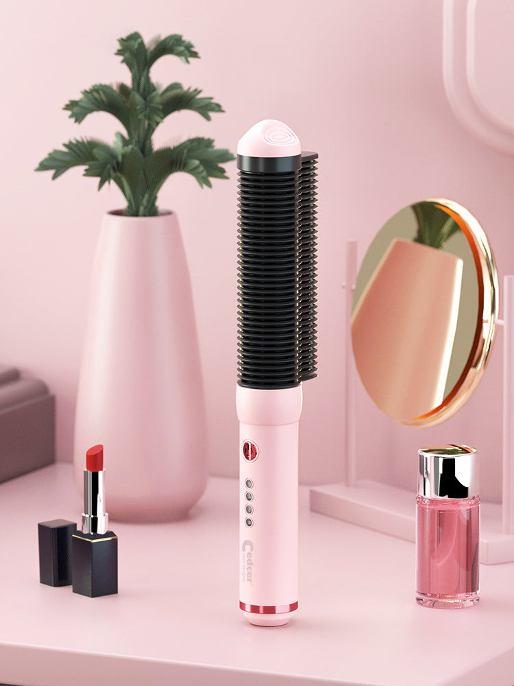 Hair Straightening Comb pink