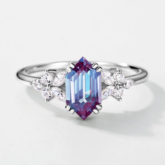 Women's Simple Cultivation Alexander Stone Ring