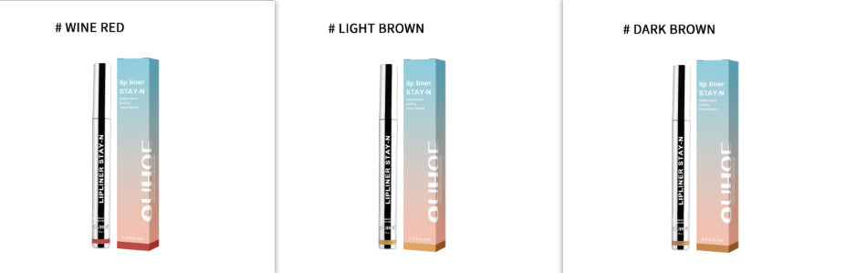 Lip Liner Pen Dark Brown Waterproof Long Lasting Plump Soft Lip Gloss Makeup Cosmetics Louisiana Mart