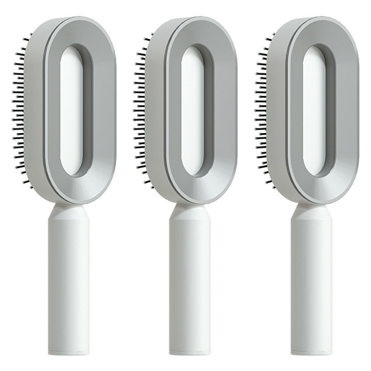 Self Cleaning Hair Brush For Women One-key Cleaning Hair Loss Airbag Massage Scalp Comb Anti-Static Hairbrush Louisiana Mart