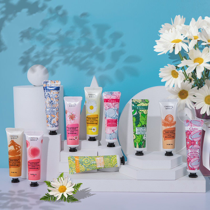 Hand Cream Small Chamomile Horse Oil Moisturizing Non-greasy Plant Fragrance Louisiana Mart
