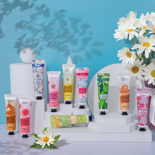 Hand Cream Small Chamomile Horse Oil Moisturizing Non-greasy Plant Fragrance Louisiana Mart