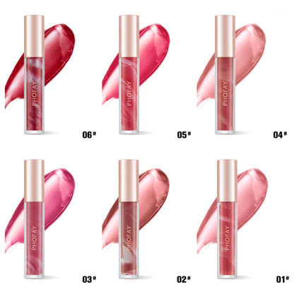 PHOFAY Rose Blooming Hydrating Lip Gloss Louisiana Mart