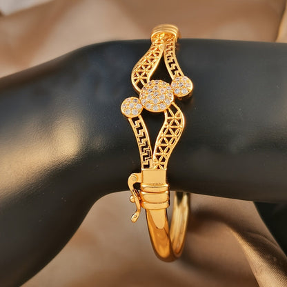 Summer Fashion Multicolor Geometric Cubic Zirconia Ladies' Bracelet