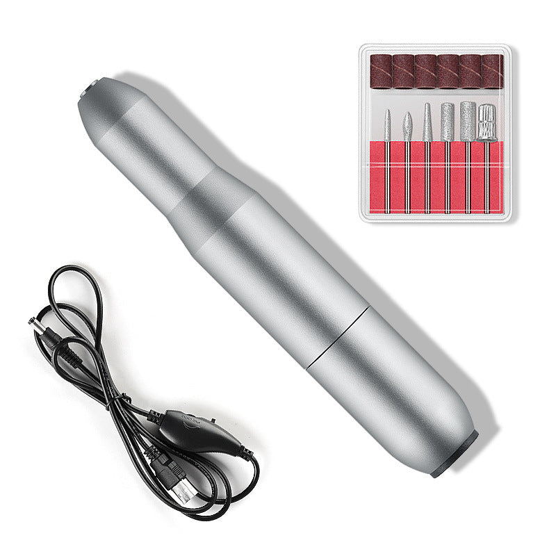 Electric Nail Drill Machine Manicure Machine Set USB Charging Mill Cutter For Manicure Nail File Pedicure Tool Nail Drill Set Louisiana Mart