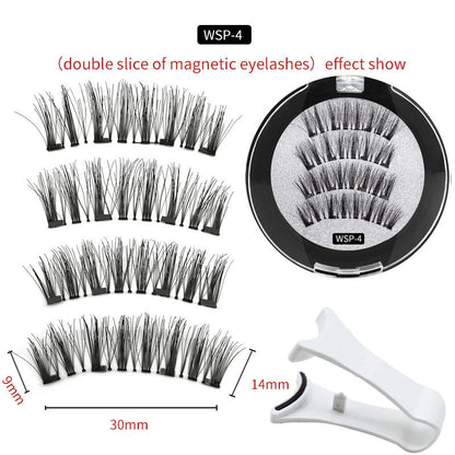 Magnetic False Eyelashes – Reusable & Natural Look for all-day comfort Louisiana Mart