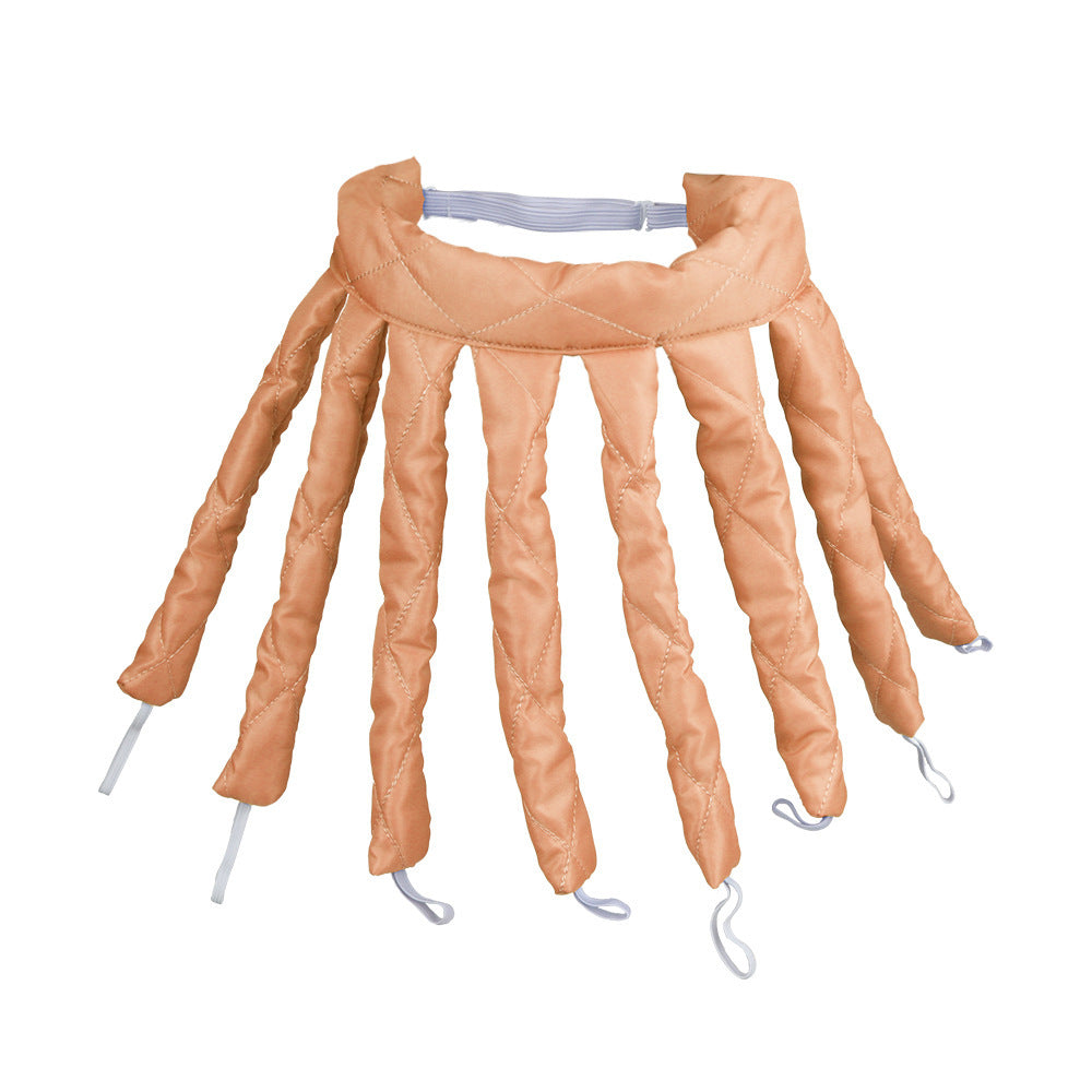 Lazy Hair Curler Heatless Overnight 8-Claw Removable Soft