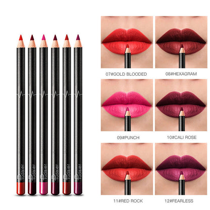 36 Color Lip Liner Waterproof Non-smudge Nude Color Louisiana Mart